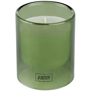 Schöner Wohnen Basil L Duftkerze 11 cm grün
