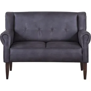 Home Affaire Küchensofa HOME AFFAIRE "Moro", grau (anthrazit), B:142cm H:99cm T:73cm, Microfaser in Antiklederoptik (100% Polyester), Sofas, in verschiedenen Stoffen und Farben
