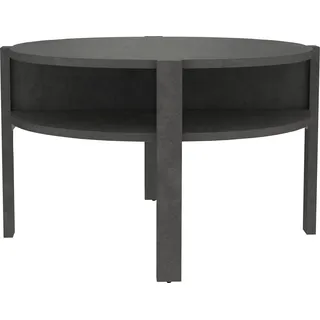 Beistelltisch FORTE Tische Gr. B/H/T: 74,4 cm x 45,5 cm x 74,4 cm, grau (betonoptik dunkelgrau) Beistelltische