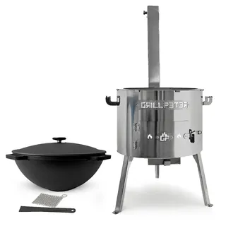 Grillpeter Utschak Timur Ø45 cm silber