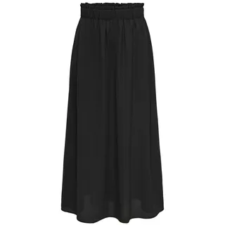JDY Damen Maxi Rock JDYPiper Langer Sommerrock 15317335 Black S - S