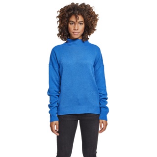 Urban Classics Ladies Oversize Turtleneck Sweater Brightblau 3XL