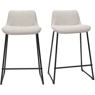 miliboo Barhocker 65 cm Beige