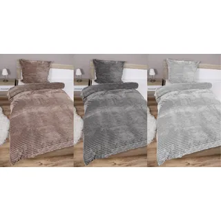 Bettwäsche CASHMERE TOUCH CORD (BL 135x200 cm) - BL 135x200 cm