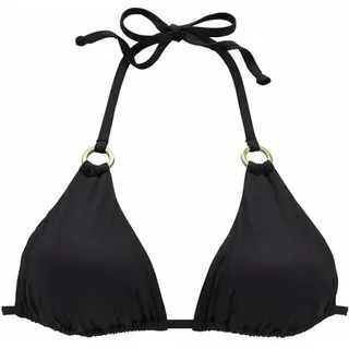 LASCANA Bikini-Top Damen Schwarz 40 Cup A/B