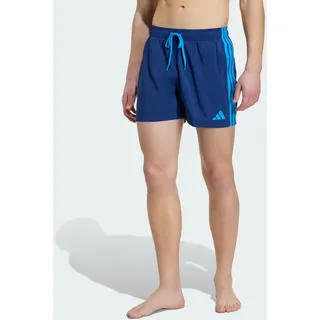adidas 3-Streifen Badeshorts Blau Dark Blue/Bright Blue M