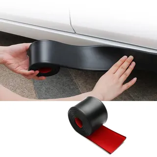 Seitenschweller für Autos, universell, universeller Seitenschweller, Autoschutz, Kratzfest, universeller Gummi-Seitenschweller, Kantenschutz für Limousinen, LKW, SUV, Stoßstangenschutz aus Gummi