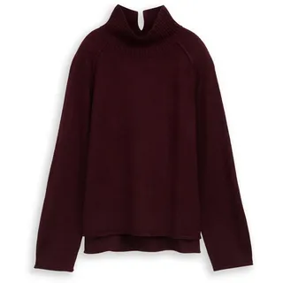 Tom Tailor Strickpullover Rot Mélange L