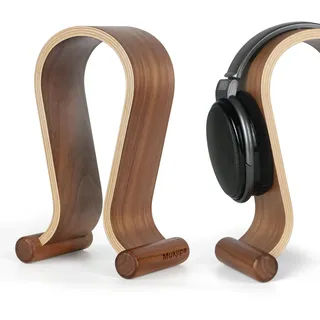 Mukjipa Mujipa Kopfhörerständer aus Holz, stilvoller Schreibtisch-Headset-Halter für Over-Ear-Kopfhörer, Headset-Ständer für Sennheiser, Bose, Beats, Razer, AKG, Airpod Max, HyperX, Sony PS4 et
