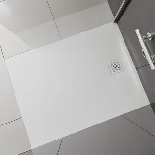 Laufen Rechteck-Duschwanne 120 x 90 x 3 cm Mineralguss Weiß Matt (H2109580000001)