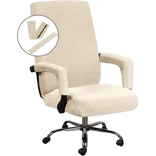 Kaket Stuhlhusse Elastische Stuhlhussen Bürostuhl,Gaming Stuhl Bezug mit Armlehne