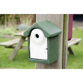 Cj Wildlife Nistkasten für Jungvögel Holzbeton 18,5 x 16,5 cm grün/weiß