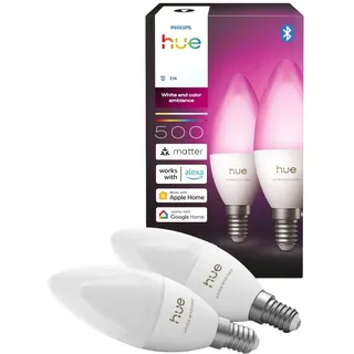 Philips LED-Lampe E14 3,7 W 2 St. warmweiß
