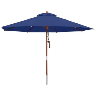 anndora-sonnenschirm Sonnenschirm »anndora Sonnenschirm Gartenschirm Marktschirm 3m rund - Farbwahl« blau