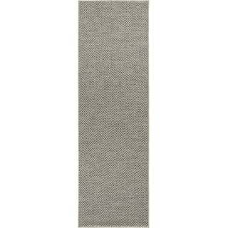 Läufer HANSE HOME "Nature 500" Teppiche Gr. B/L: 80 cm x 450 cm, 5 mm, 1 St., grau (anthrazit, grau) Küchenläufer