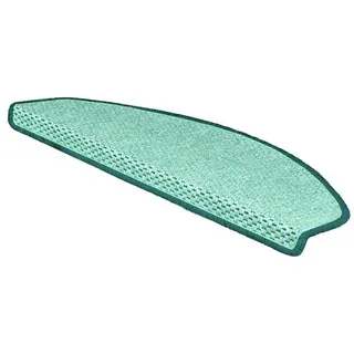 Floordirekt Stufenmatte Kalkutta, Erhältlich in 3 Farben & 3 Größen, Treppenschutz, Halbrund, Höhe: 5 mm grün Halbrund | 19 cm x 56 cm x 5 mm