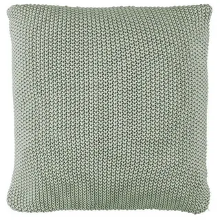 Marc O'Polo Home Dekokissen Nordic knit, aus gestrickter nachhaltiger Baumwolle grün