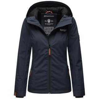 Outdoorjacke MARIKOO "Brombeere" Gr. M (38), blau (navy) Damen Jacken sportliche Übergangsjacke mit Kapuze