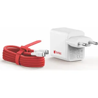 Tonies Toniebox Zubehör: 2 Ladekabel mit Netzstecker