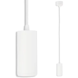 INNOVATE LED Pendelleuchte Deckenlampe höhenverstellbar [230V GU10 LED 130mm Weiß] elegante Hängelampe aus Aluminium für Kücheninsel I Zylinder Deckenleuchte Esstisch excl. Leuchtmittel