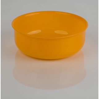 Kimmel Schüssel Schale Müsli Suppe Kunststoff Plastik Mehrweg bruchsicher stapelbar 17 cm, orange