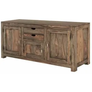 Sideboard Holz modern massiv Kommode Massivholz Sheesham Palisander 60x110x47