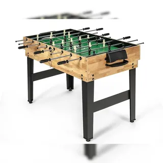 Costway 10 in 1 Multi Spieltisch, Multifunktionstisch mit Tischfußball, Hockey, Billard, Shuffleboard, Bowling & 4 Brettspielen,
