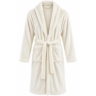 MB Warenhandel24 Bademantel Unisex Microfaser Saunamantel Morgen Supersoft Fleece Cashmere Touch Mantel Damen & Herren viele Farben und Größen - L-XL