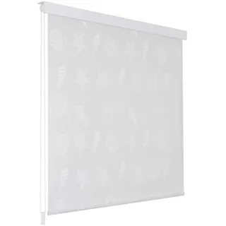 vidaXL Duschrollo 100 x 240 cm grau