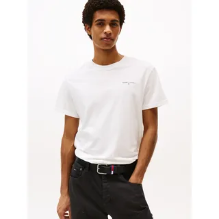 Tommy Hilfiger TJM SLIM LINEAR CHEST TEE EXT beige M