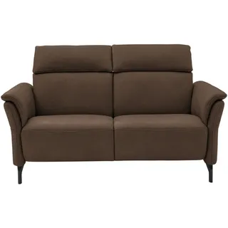 Dieter Knoll 2-Sitzer-Sofa, Braun, Metall, Echtleder, Nappaleder, Longlife-Leder, 178x103x92 cm, erweiterbar, Typenauswahl, Lederauswahl, Stoffauswahl, Wohnzimmer, Sofas & Couches, Sofas, Ledersofas