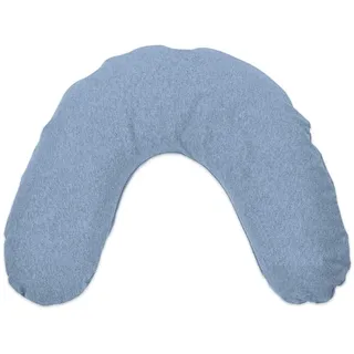 Theraline Bezug für Nackenkissen mittel 100 x 21 cm Melange blau-grau Bambus Kollektion