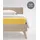 Single-Jersey 180 x 200 - 200 x 200 cm gelb