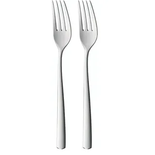 WMF Boston Menügabel 19,7 cm, Cromargan Edelstahl poliert, glänzend, spülmaschinenfest, 13 x 12 x 12.600 cm (Packung mit 2)