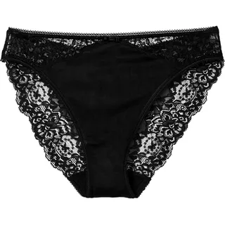 CALIDA Sensual Secrets Slip, Zierschleife, floral, für Damen schwarz Small