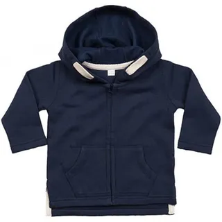 Babybugz Kinder Baby Kapuzen Sweatjacke Baby-Sweatjacke BZ32 nautical navy 4-5 years