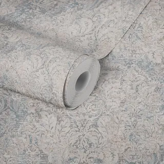 A.S. Création Mata Hari Vliestapete 64 cm x 10 m 380931 beige/blau/braun