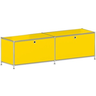 Sideboard »System 4« - 2 geschlossene Fächer (quer) gelb, viasit, 152.9x40.4 cm