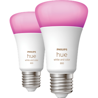 Philips Hue White and Color E27 800 lm Doppelpack