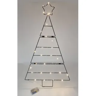 Spetebo Metall Weihnachtsbaum 83 cm Schwarz