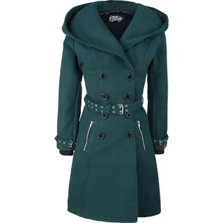 Vixxsin Wintermantel Damen Decay Coat Petrol 4XL - Petrol - 4XL