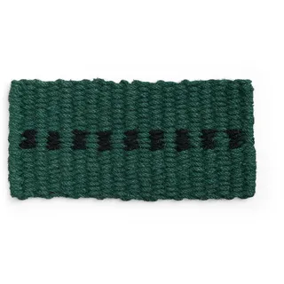 HAY - Coco Fußmatte, dot, dunkelgrün / schwarz