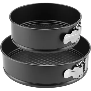 2 Stück 18/22Cm Kuchenform Rund Klein Springform Set Backform Rund Abnehmbarer S