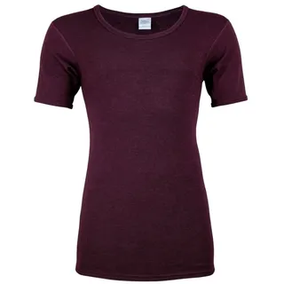 wobera NATUR Unterhemd Unterhemd mit 1/2 Arm oder Shirt für Herren mit Schurwolle GOTS&Seide in tollen Farben rot XXL = 9