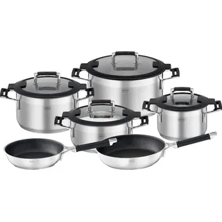 Rösle Silence Pro Topf-Set 6-tlg. 3 x Kochtopf + 2 x Bratpfanne + Bratentopf