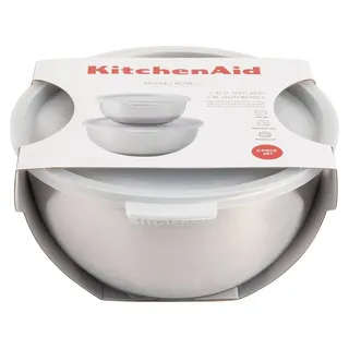 KitchenAid KMS212OSSSA 2er-Set Rührschüsseln Edelstahl Spülmaschinenfest