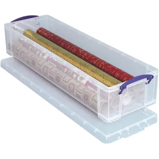 Really Useful Box Aufbewahrungsbox 80 x 25,5 x 15,5 cm 2-tlg. transparent