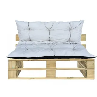 WBM Sewing Waterproof Outdoor Palettenkissen | Hollywoodschaukel Auflage | Bankauflage | Sitzkissen and Rückenkissen | Pallettenpolstern | Lounge Kissen Outdoor | 180 x 110 cm(180 x 50 x 60 cm) Beige