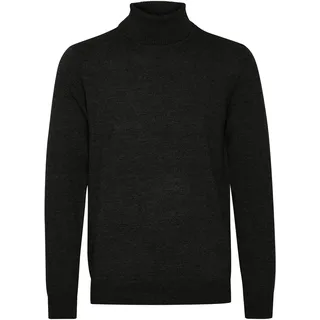 Rollkragenpullover BLEND "Rollkragenpullover BHCarsten", Herren, Gr. 3XL, weiß (bone weiß melange), Obermaterial: 100% Polyester PES., Pullover Rollkragenpullover