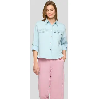 Rabe Hemdbluse blau 48
